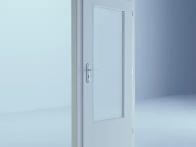 White Door 5 3D model