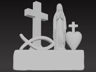 3D Reflection of Victory and Hope Free 3D print model