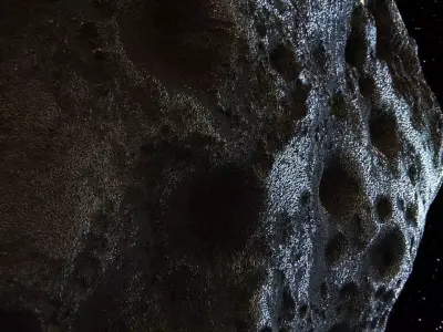 Detailed hight-poly asteroid 3D model