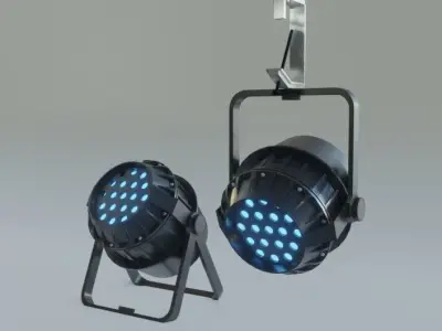 par light stage Free 3D model