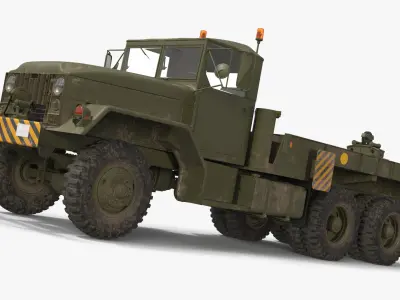  Military Truck with Winch Platform Khaki Used 