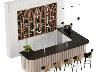 Bar 19 Hotel bar 3D model