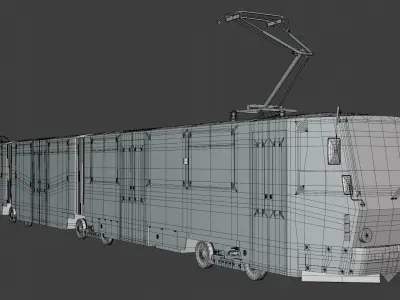 Tram KT8D5 3D model
