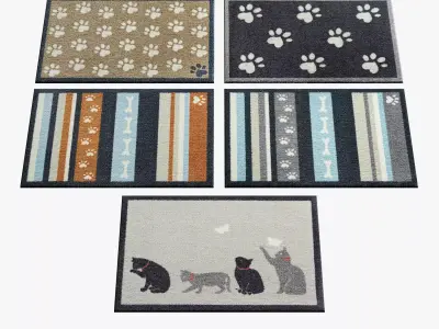 Doormat Rugs 156 3D model