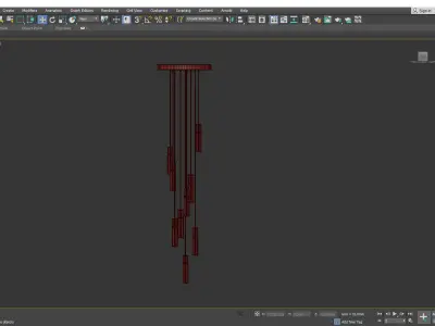 Basalt Nine Pendant Low-poly 3D model