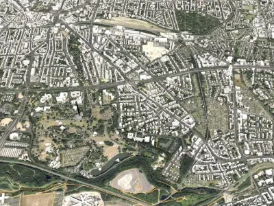 Cityscape  Dortmund Germany 3D model