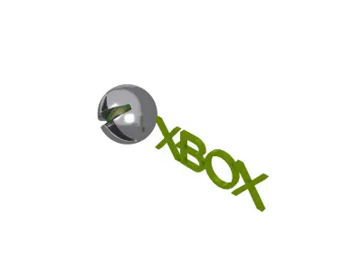 Xbox 2010 Logo v1 003 Free low-poly 3D model