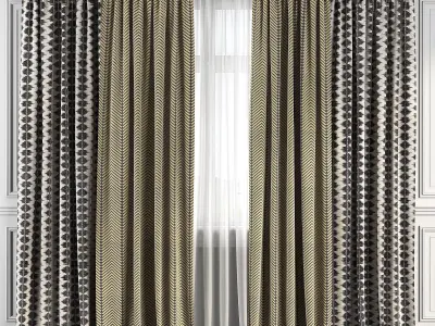 Curtain Set 112 3D model