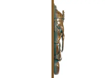 Ganesha Copper Patina Low-poly 3D model