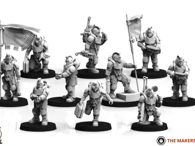 Jade Coalition - Command squad 3D print model