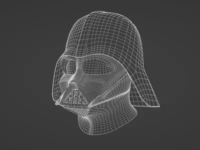 Darth Vader Helmet 3D model