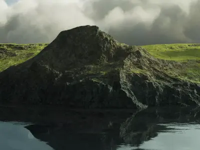 TERRAFORM Coastal 01 Low-poly 3D model