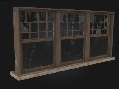 Shattered Reflection  Symbolic Fragments of Broken Truth 3D model