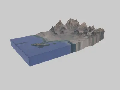 LIMA City  Low-poly 3D model