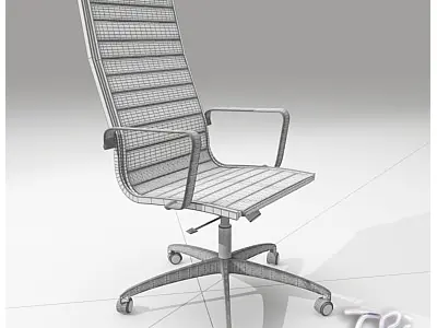 OFFICE IBERSIT LIGHT CL ARMCHAIR 3D model