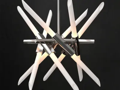 Chandelier agnes 12 lights 2 3D model
