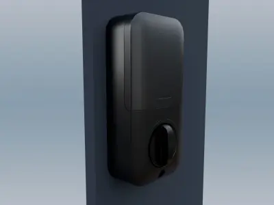HG Smart Digital Door Lock Low-poly 3D model