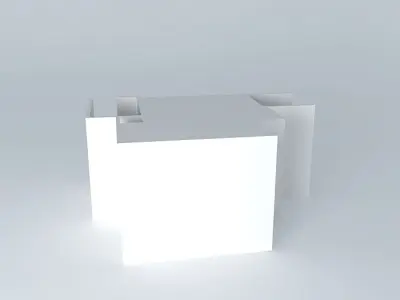 Dupont 4 house with person Free 3D model