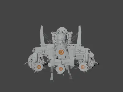 carrier astro toilet 3D model