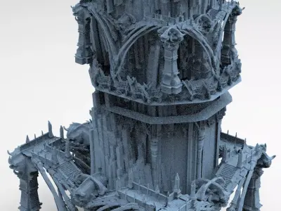 Desert Dune Arrakis Domes 3D model