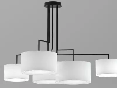 El Schmid NOON 5 pendant 3D model