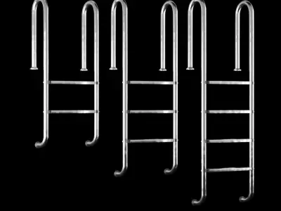 Pool Ladders Low-poly 3D model