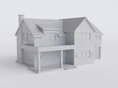 Standard Big House 01 3D print model