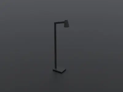 Low Poly Floor Lamps Pack Low-poly 3D model
