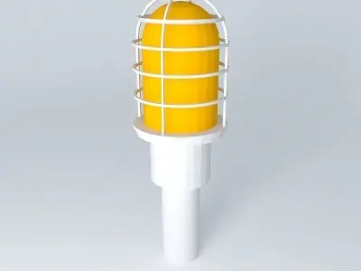 Deck Lamp Cage Lamp  Light Free 3D model