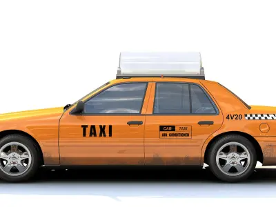  Yellow Cab Taxi 