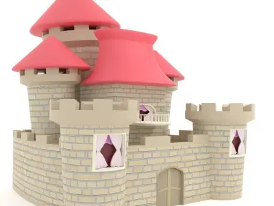 Exquisite 3D Castle Model 3D model