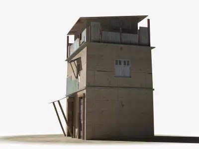Slum x15 Low-poly 3D model