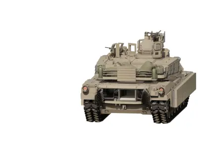 M1A2 main battle tank 3D model