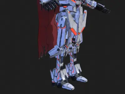 Cast Male SORO Low-poly 3D model