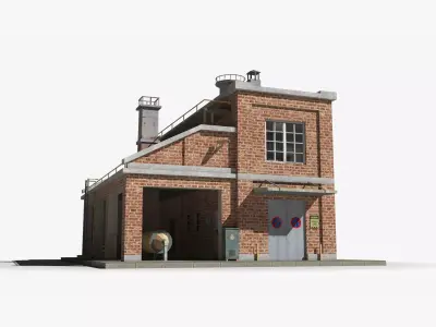 Factory xx26 Low-poly 3D model purchase