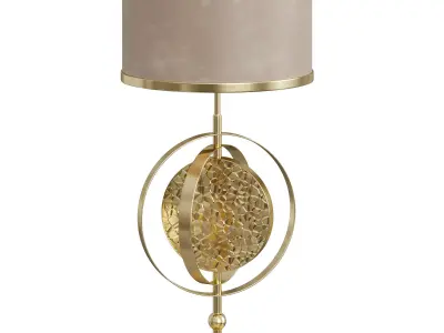  Saturn Brass Table Lamp by Luxdeco 3D model