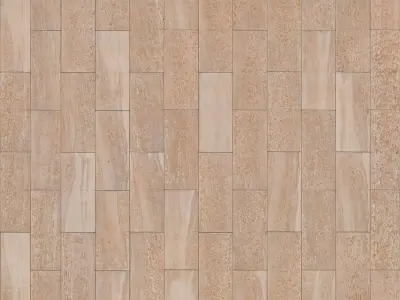  Warm Terracotta Brick Tile PBR Texture Texture