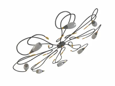 Chandelier eglo gerbera 3D model