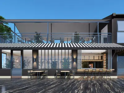 bar  barstool 3D model