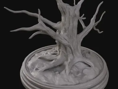 Fantasy tree 3D model