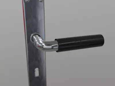 Door Handle Low-poly 3D model get