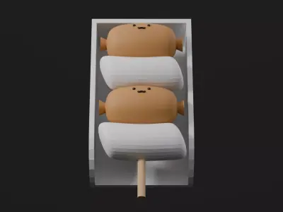 Street food-Clicker-STL 3D print model