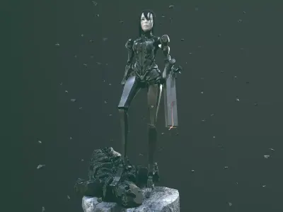 Sanakan Low-poly 3D model