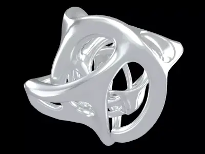 Abstract Shape v40 002 Low-poly 3D model