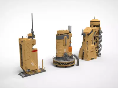 Sci Fi Modular Environment 18 3D model