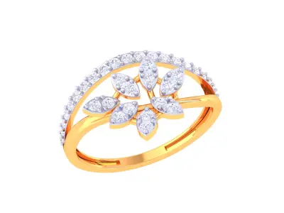 Women Ring MTL 3dm STL OBJ FBX Details 3D print model 29