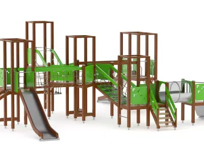 Lappset Motoric Track 02 3D model