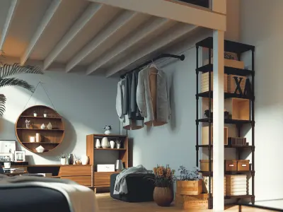 apartment for the single 3D model