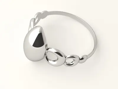 Space ring 3D print model