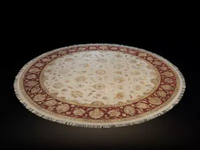 Carpet18-2 heart shaped rug 3D model